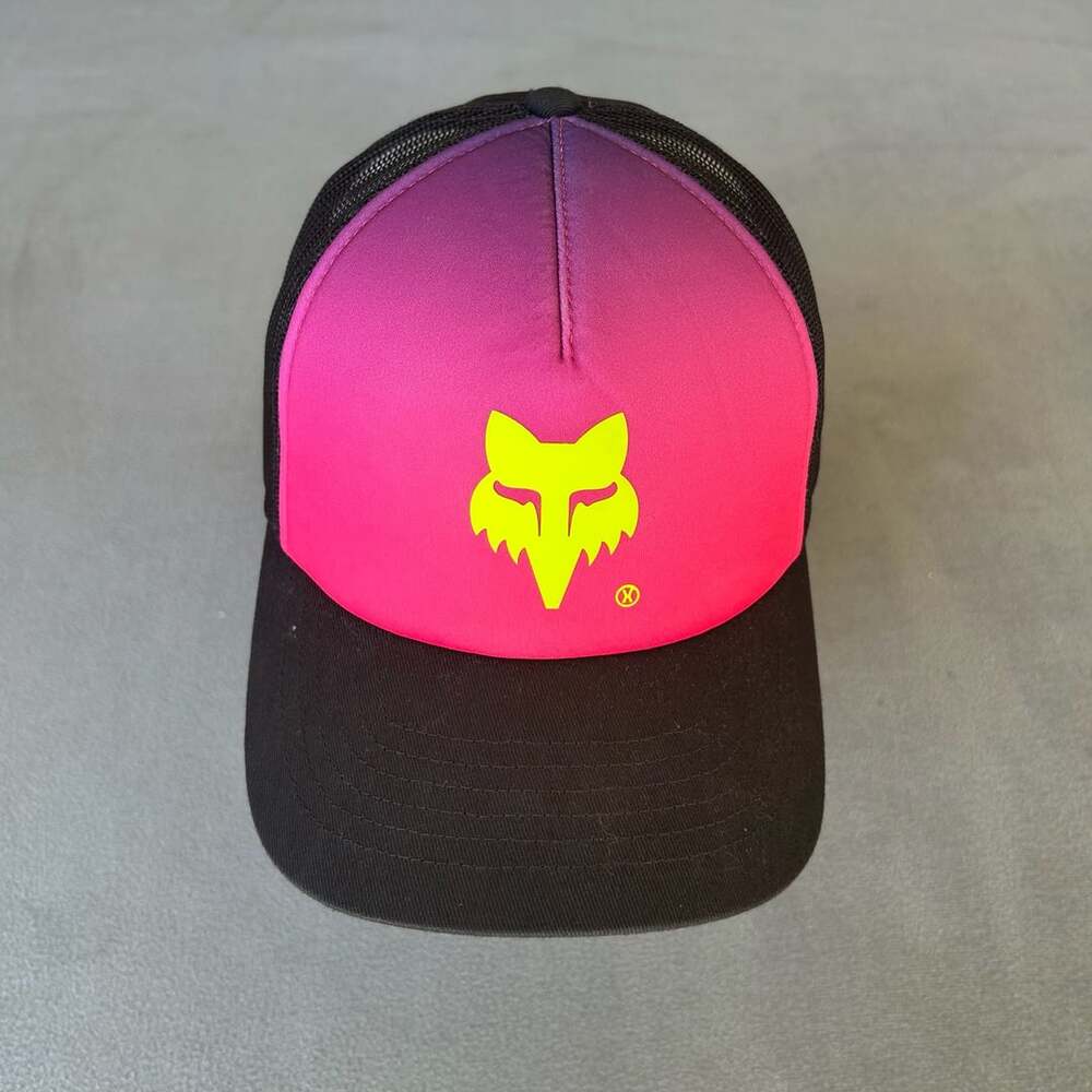 Fox Racing Vision Snapback Trucker Hat Pink Purple